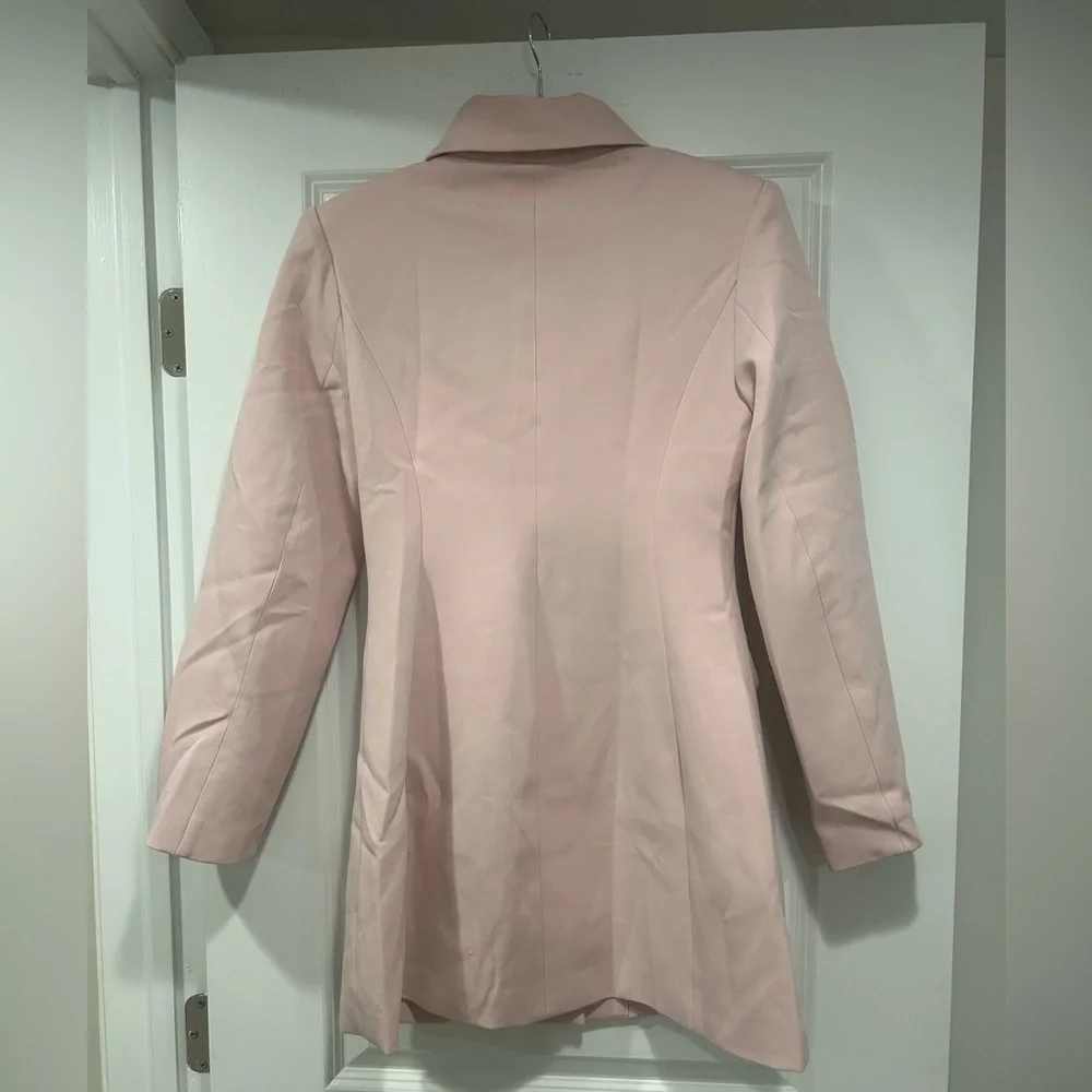 NWT Commense Soft Pink Blazer Dress - Picture 4 of 6
